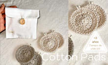 Cargar imagen en el visor de la galería, Pack de EcoPads reutilizables X5 - Algodón Orgánico