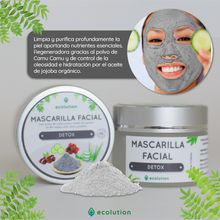 Cargar imagen en el visor de la galería, Mascarilla Facial Detox - Camu Camu y Jojoba