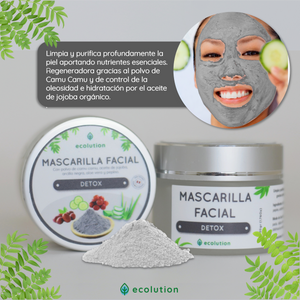 Mascarilla Facial Detox - Camu Camu y Jojoba