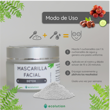 Cargar imagen en el visor de la galería, Mascarilla Facial Detox - Camu Camu y Jojoba