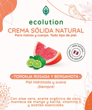 Cargar imagen en el visor de la galería, Crema Sólida - Toronja Rosada y Bergamota