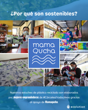 Cargar imagen en el visor de la galería, Porta Shampoo Sostenible - Océano x Mamaqucha Bags