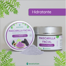 Cargar imagen en el visor de la galería, Mascarilla Facial Hidratante - Maíz Morado y Palta Orgánica