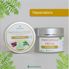 Cargar imagen en el visor de la galería, Mascarilla Facial Reparadora - Moringa y Pepita de Uva
