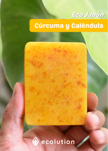 Cargar imagen en el visor de la galería, Eco Jabón Facial - Cúrcuma Caléndula

