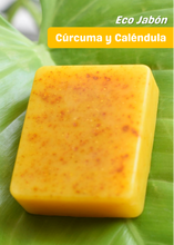 Cargar imagen en el visor de la galería, Eco Jabón Facial - Cúrcuma Caléndula
