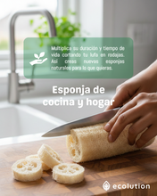 Cargar imagen en el visor de la galería, Lufa - Esponja Vegetal Natural
