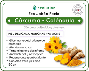 Eco Jabón Facial - Cúrcuma Caléndula