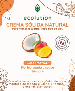 Crema Sólida - Coco Mango