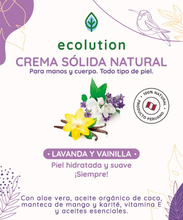 Cargar imagen en el visor de la galería, Crema Sólida - Lavanda Vainilla
