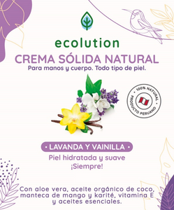 Crema Sólida - Lavanda Vainilla