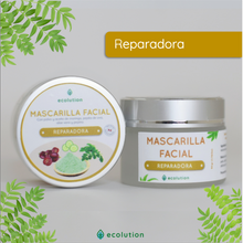 Cargar imagen en el visor de la galería, Mascarilla Facial Reparadora - Moringa y Pepita de Uva

